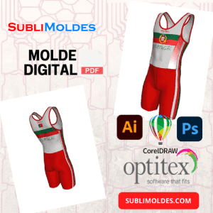 Molde Enterizo Triatlon  PACK 8 tallas