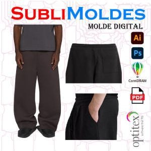 Molde Digital Pants Oversize