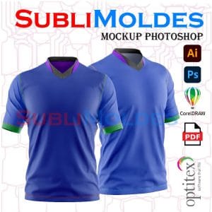 MOCKUP Camiseta Doble Cuello V