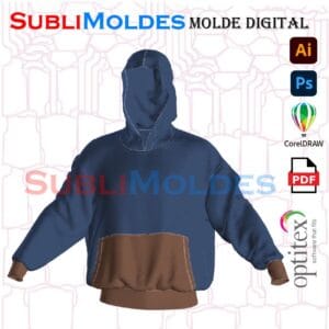 Sewing Pattern Sweatshirt Boxy Fit Basica SUD083