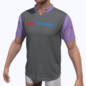 Molde Camiseta Cuello Mao Pechera