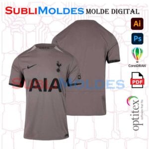 Molde Camiseta Tottenham Hotspur 23-24