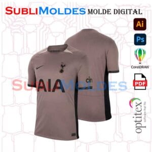 Molde Camiseta Tottenham Hotspur 23-24