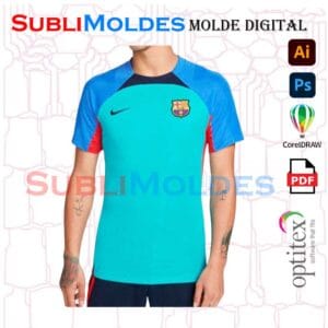 Molde Camiseta Barcelona