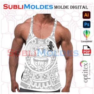 Patron Digital Musculosa Gym