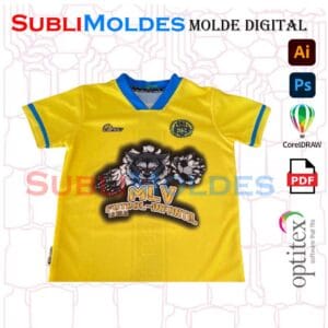 Molde Camiseta Futbol