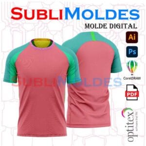 Molde Camiseta Manga Canesu