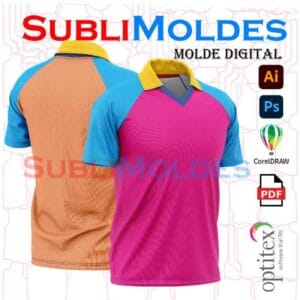 Molde Camiseta Polo V