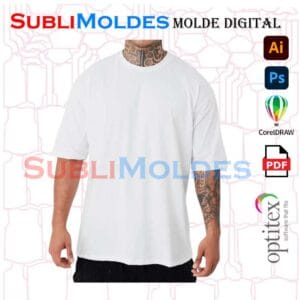 Molde Camiseta Oversize