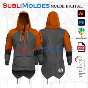 Molde Sudadera Assesian Creed