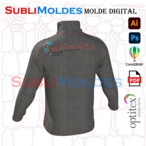 Molde Campera Basica sin puños ni pretina