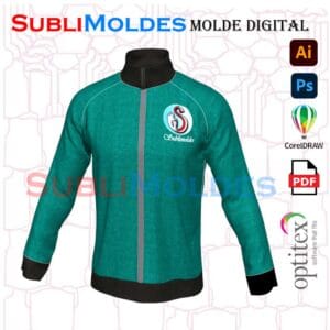 Molde Campera Raglan