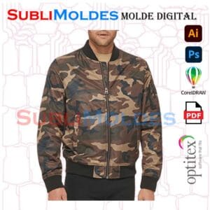 Molde Chaqueta Bomber