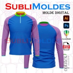 Molde Molde Campera Manga Larga