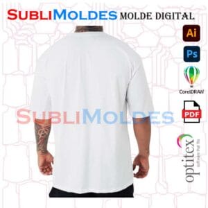 Molde Camiseta Oversize