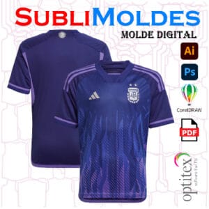 Molde Patron Camiseta Argentina