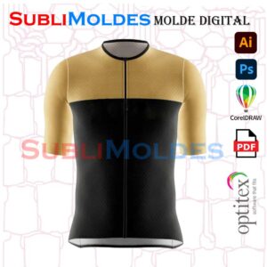 Molde Jersey Ciclismo Manga Recta