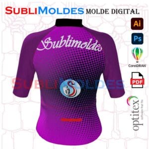 Molde Jersey Dama Pro Slim Mc