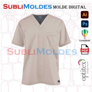 Sewing Pattern Camisa Dotacion Medical