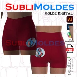 Molde Short Lycra Pretina Alta