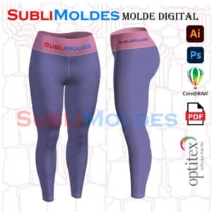 Molde Lycra Leggins Pretina Ancha