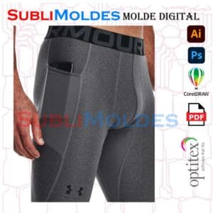 Molde Lycra Boxer Sport Larga