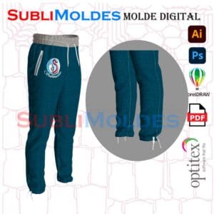 Molde Pants Joggers Asimetricos