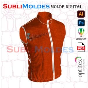 Molde Chaleco Rompevientos