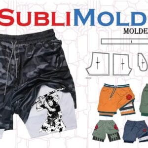 Molde Digital Short Lycra
