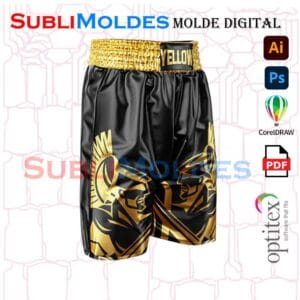 Molde Pantaloneta Boxeo