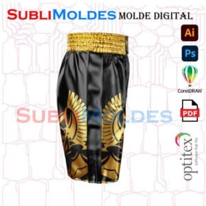 Molde Pantaloneta Boxeo