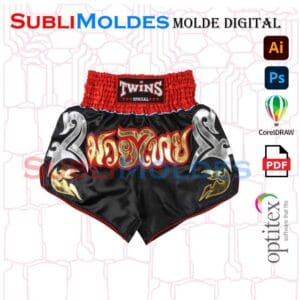 Molde Pantaloneta Boxeo 2