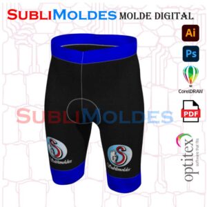 Molde Lycra Ciclismo Cullote sin cortes
