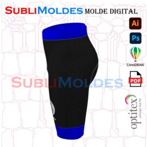 Molde Lycra Ciclismo Cullote sin cortes