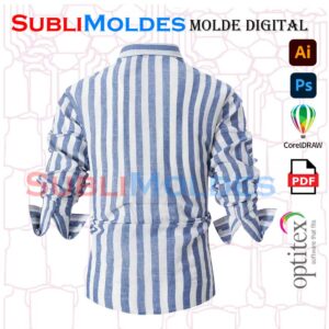 Sewing Pattern Long sleeve shirt Casual
