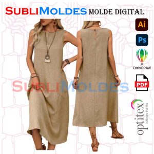 Molde Vestido Casual