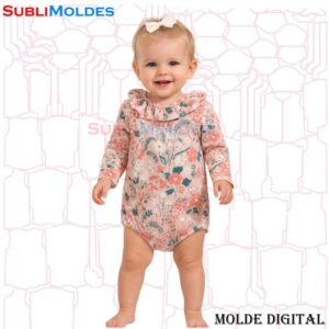 Molde Mameluco Golas Bebe