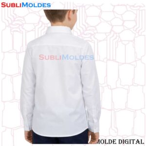 School Uniform Long Sleeve Shirt Sewing Pattern